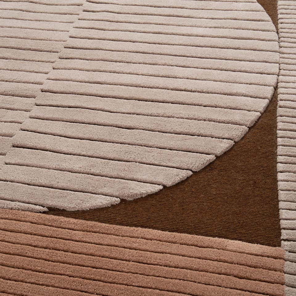 Geometric Harmony Hand-Tufted Rug – Bold & Vibrant Irregular Modern Design Rug for Living Room or Bedroom