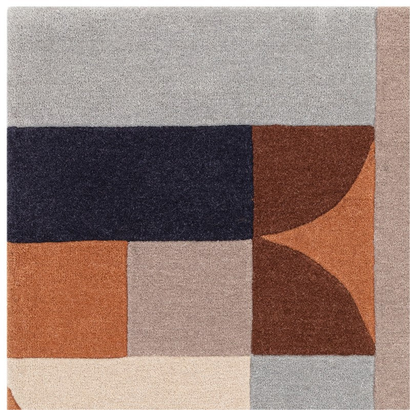 Arches Amber - Multicolor Hand-Tufted Wool Rug