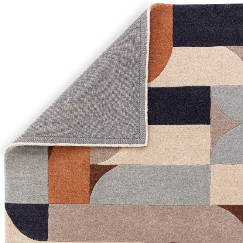 Arches Amber - Multicolor Hand-Tufted Wool Rug
