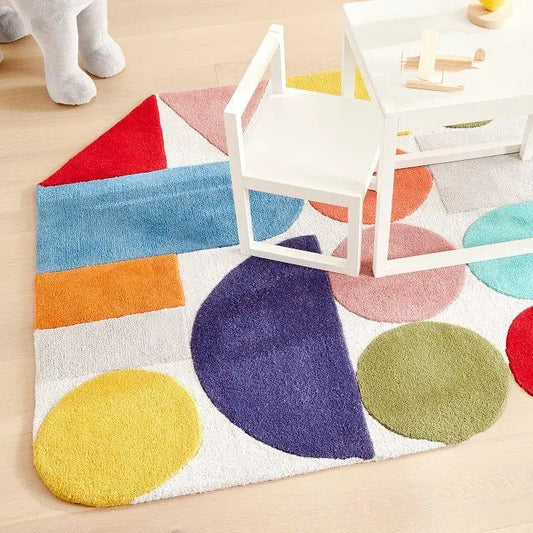 Basic Shape Design Rugs – Hand-Tufted Minimalist Geometric Wool Rugs Carpitzi