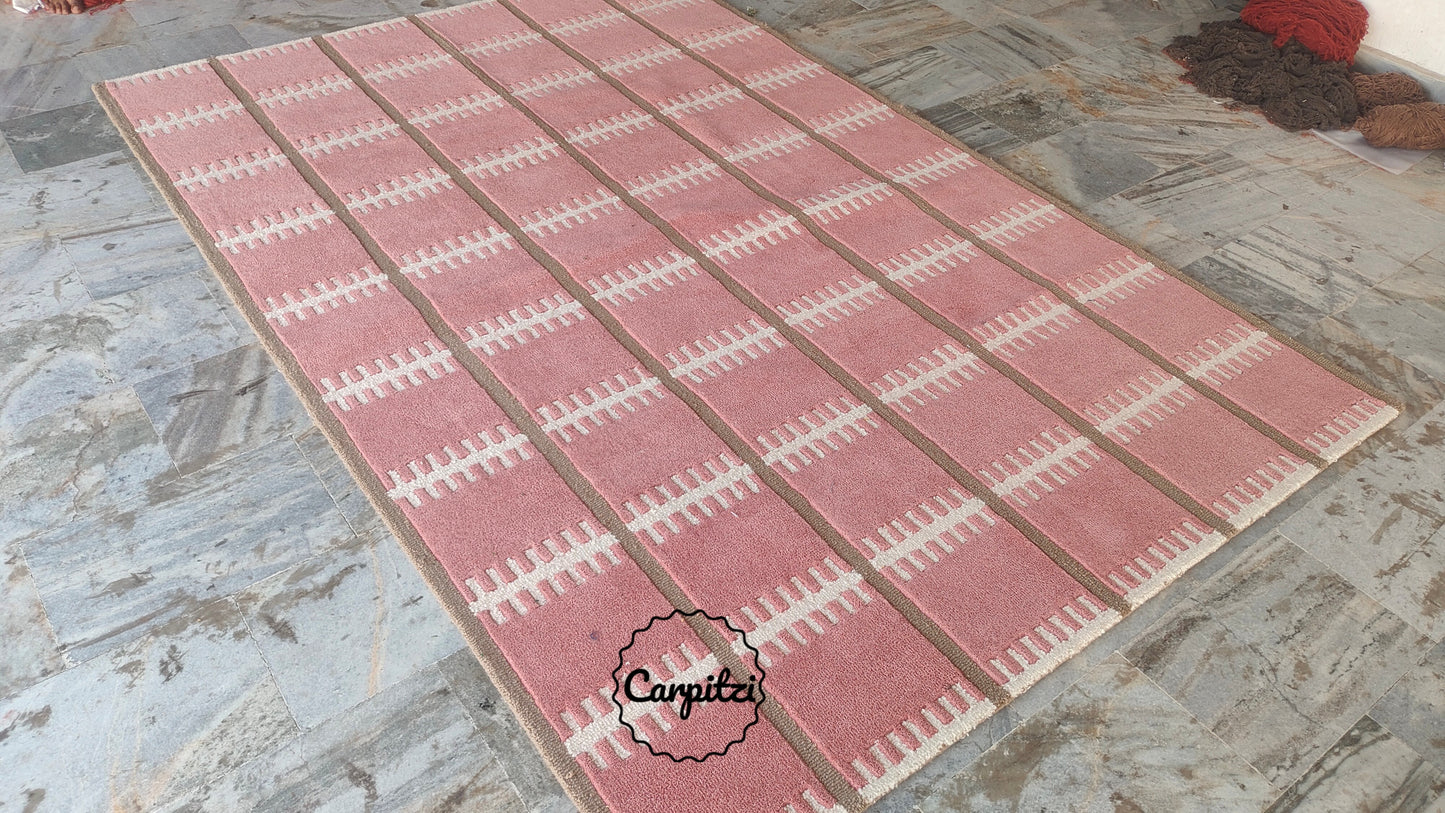 Avery Anthro Floral Rug | Handmade Wool Area Rug Carpitzi