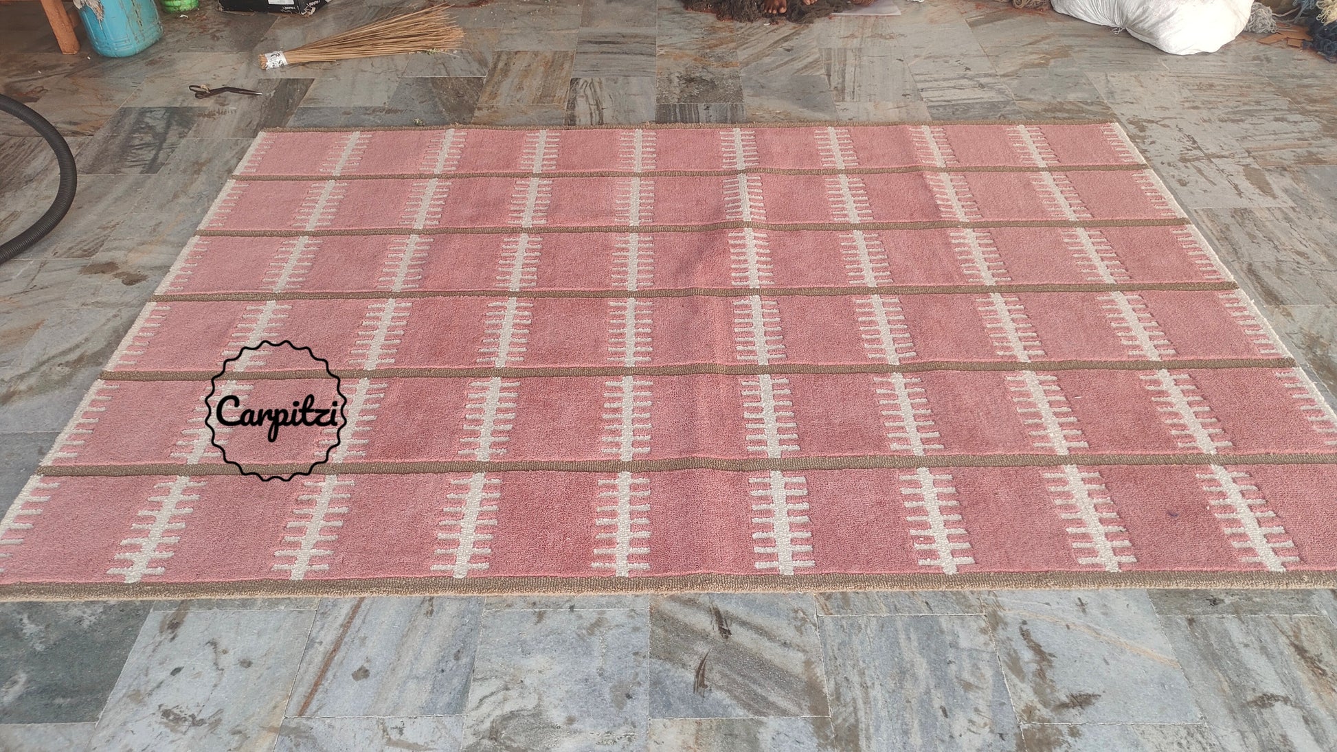 Avery Anthro Floral Rug | Handmade Wool Area Rug Carpitzi