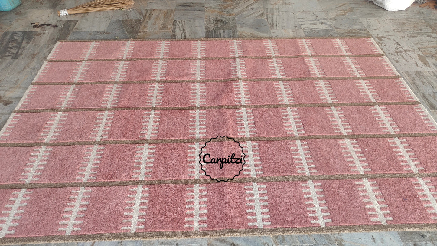 Avery Anthro Floral Rug | Handmade Wool Area Rug Carpitzi