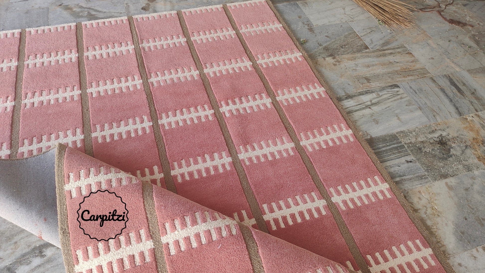 Avery Anthro Floral Rug | Handmade Wool Area Rug Carpitzi