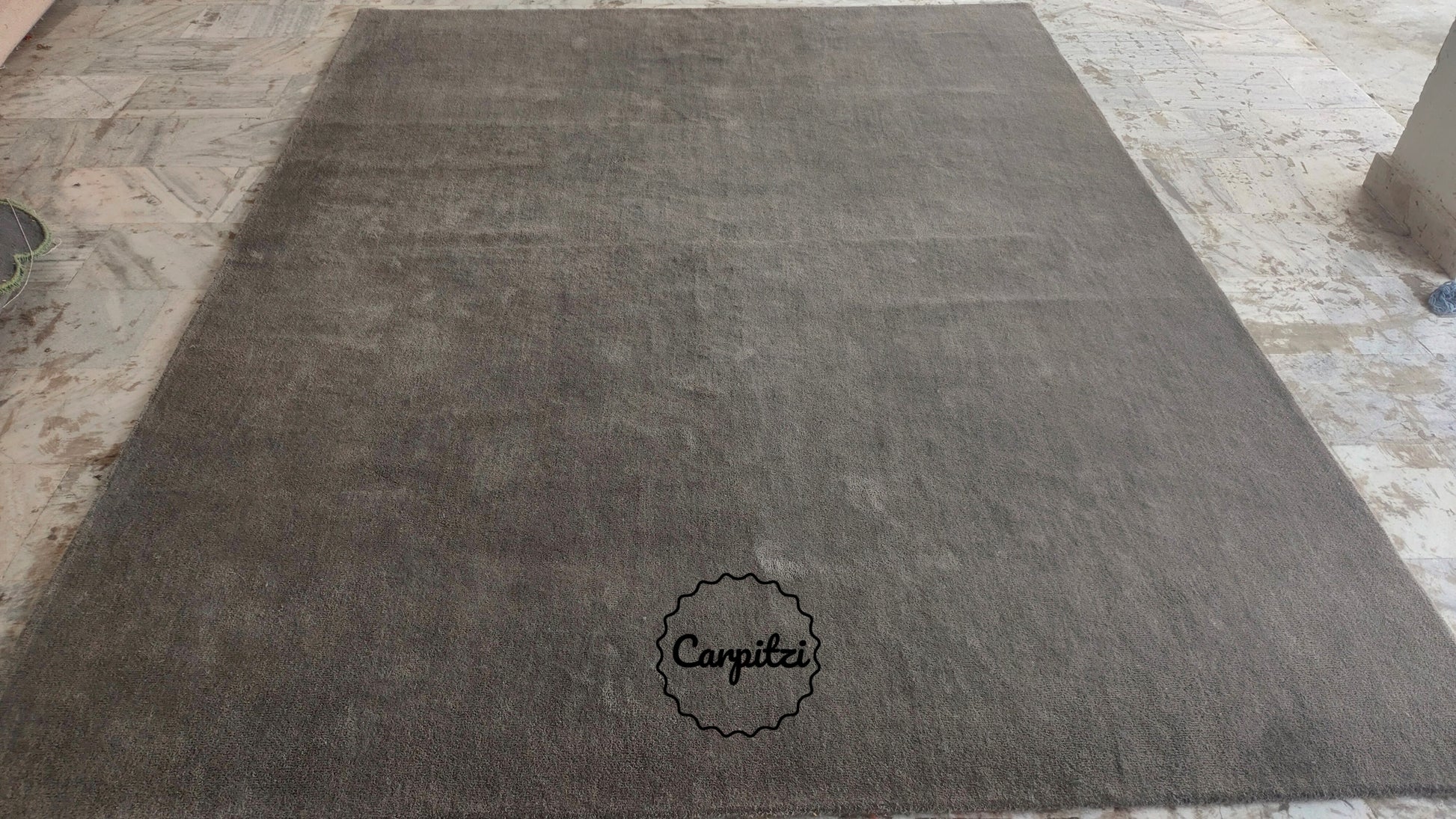 Taupe Nordic Solid Rug | Handmade Minimalist Wool Rug – Carpitzi Carpitzi