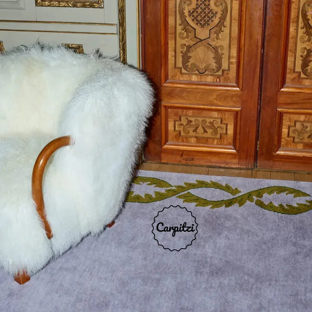 Climbing Vine Tufted Rug – Handcrafted Botanical Wool Area Rug Carpitzi