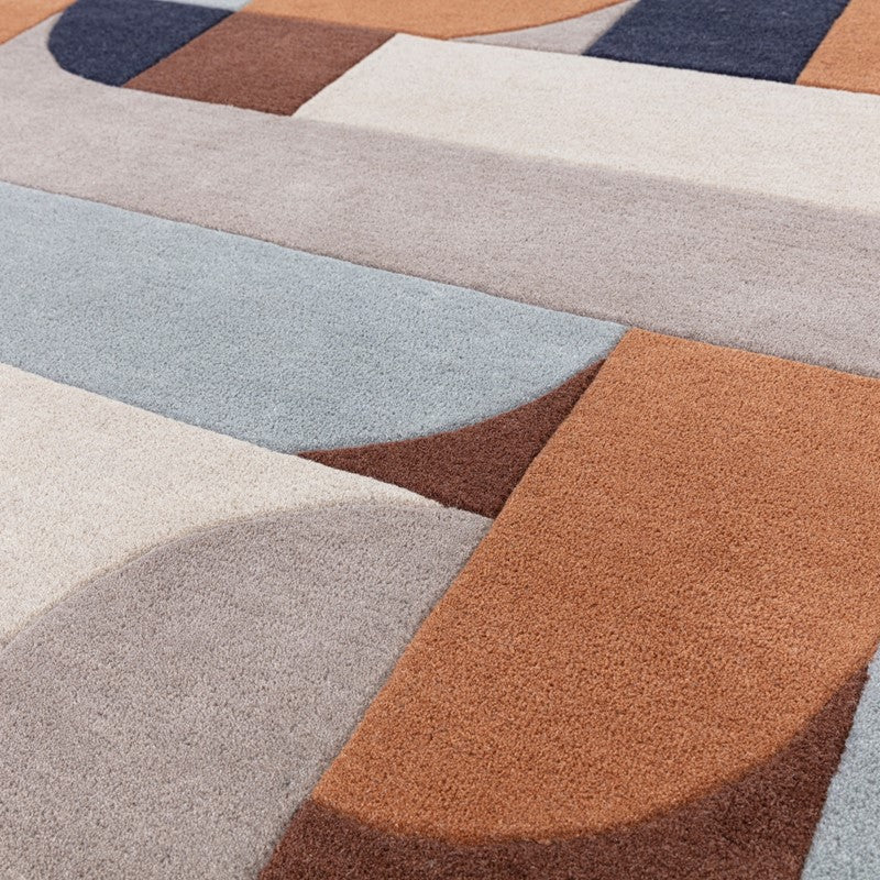 Arches Amber - Multicolor Hand-Tufted Wool Rug