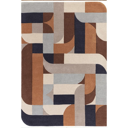 Arches Amber - Multicolor Hand-Tufted Wool Rug