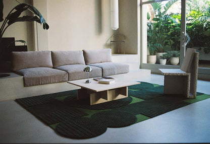 Geometric Harmony Hand-Tufted Rug – Bold & Vibrant Irregular Modern Design Rug for Living Room or Bedroom