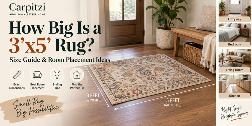 How Big Is a 3 x5 Rug